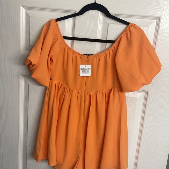Tangerine Romper - Picture 2 of 3